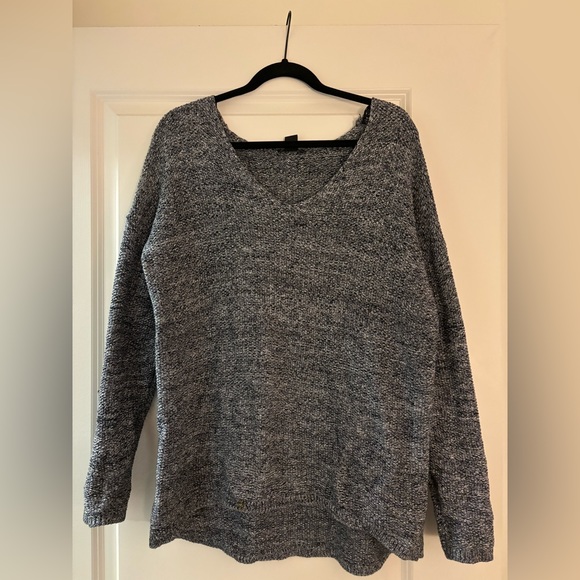 H&M Sweaters Hm Oversized Gray Sweater Poshmark